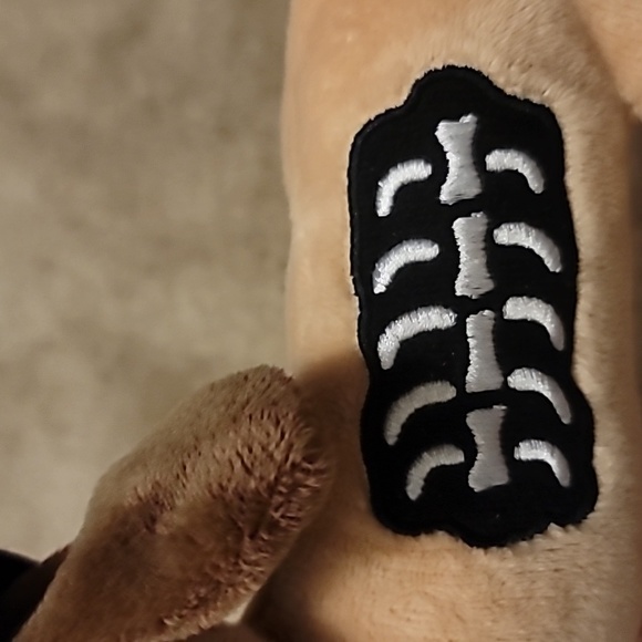 Witch Skeleton Dachshund Dog Plush - Picture 3 of 6